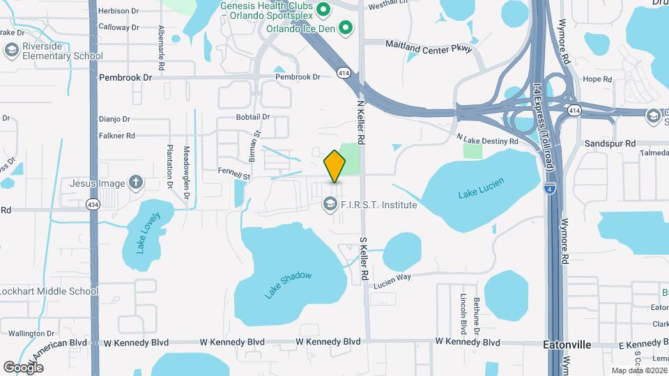 2444 Legacy Lake Dr Map and Location Details