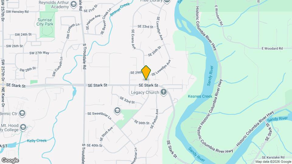 3036 SE Lewis Ct Map and Location Details