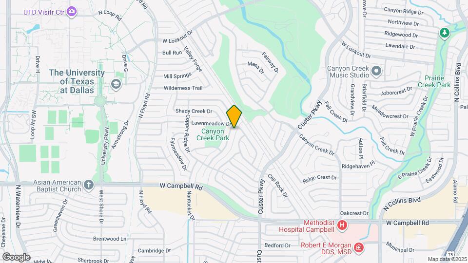 2118 Flat Creek Dr, Unit 1 Mapa y Detalles de la Ubicación