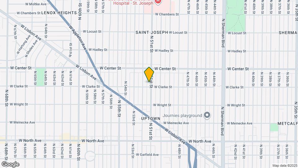 2613 N 51st St Map and Location Details