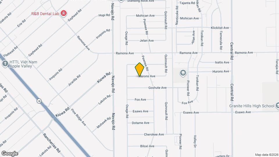 21871 Hurons Ave Mapa y Detalles de la Ubicación