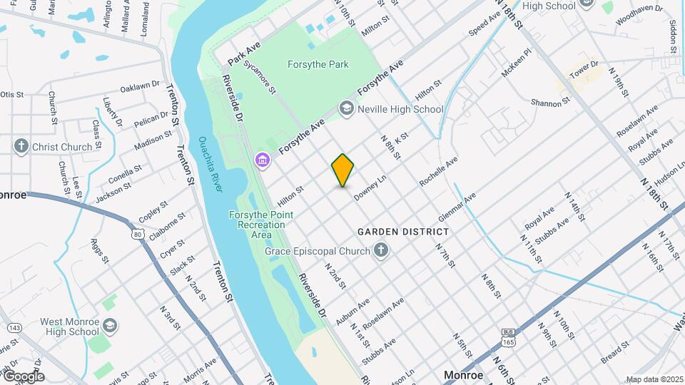 1707 N 5th St Map and Location Details