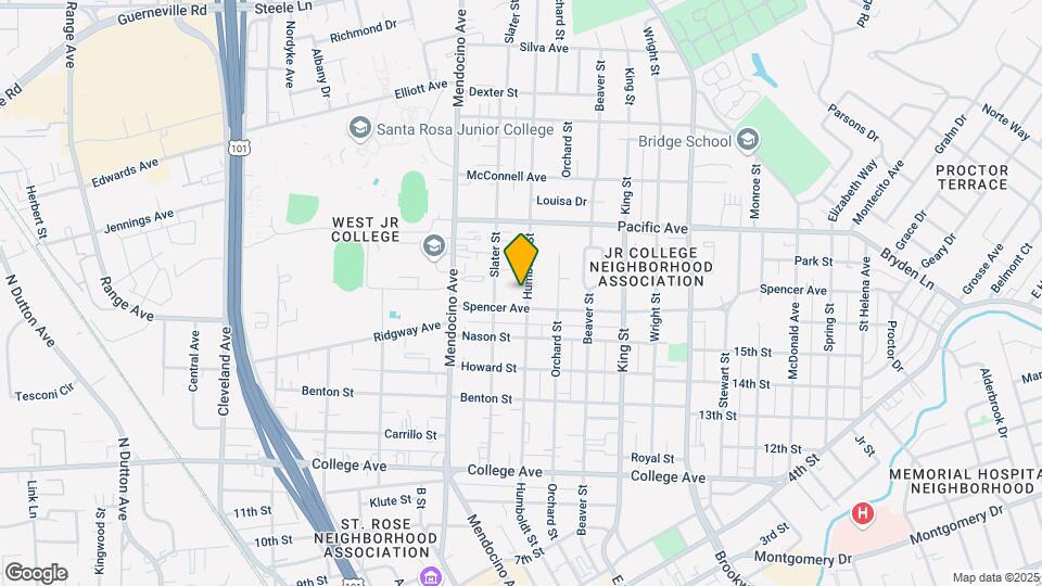 1115 Humboldt St Mapa y Detalles de la Ubicación