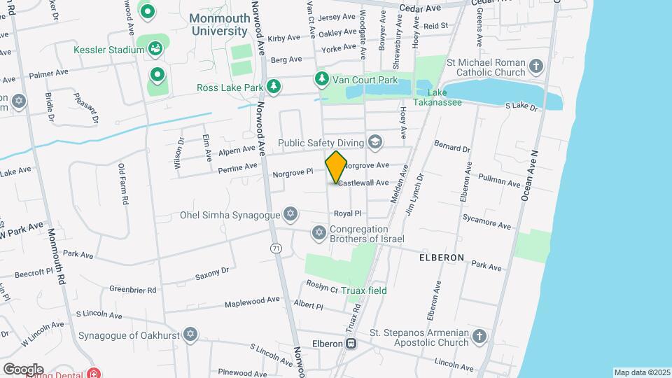 240 Castlewall Ave Map and Location Details