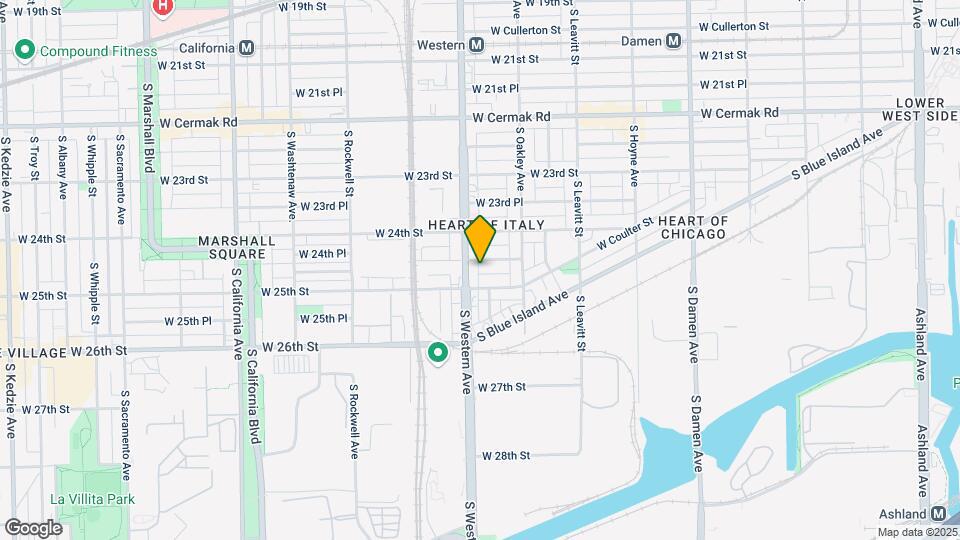 2347 W 24th Pl, Unit M09H Map and Location Details