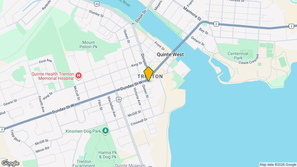 141 Dundas St W Map and Location Details