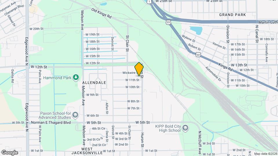 2821 W 11th St Map and Location Details