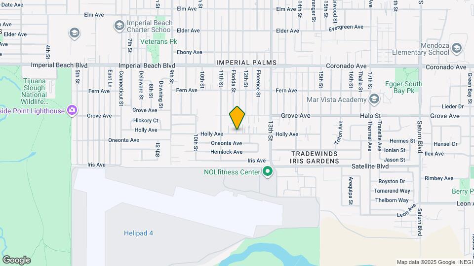 1166 Holly Ave Mapa y Detalles de la Ubicación
