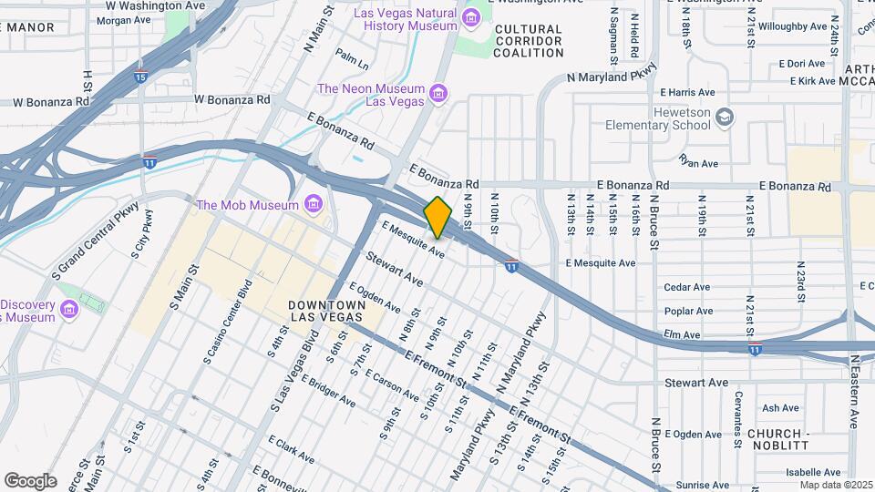 715 E Mesquite Ave Map and Location Details