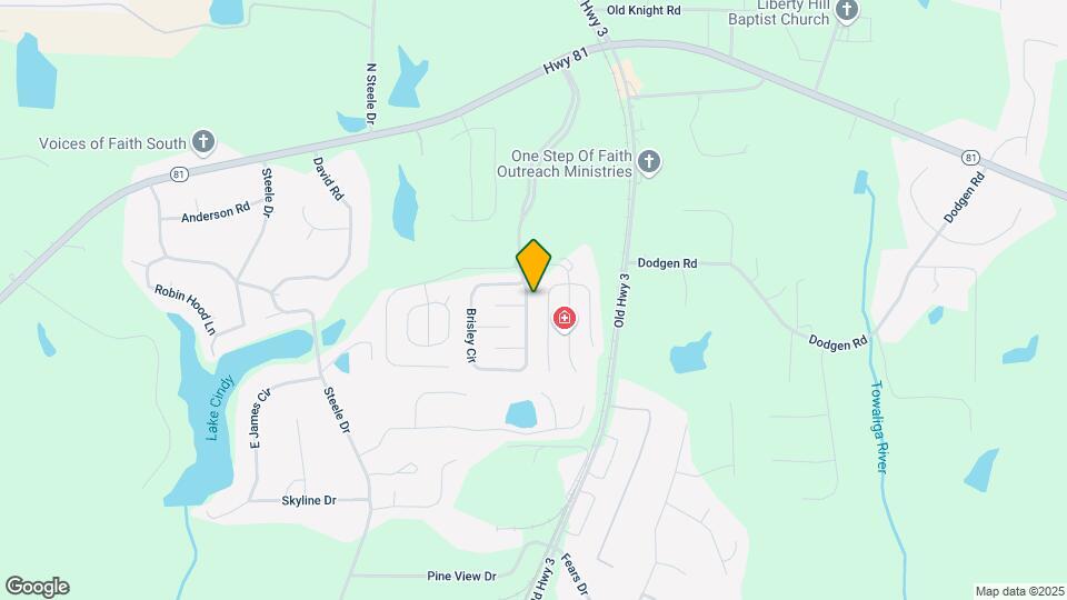 980 Brisley Cir Map and Location Details