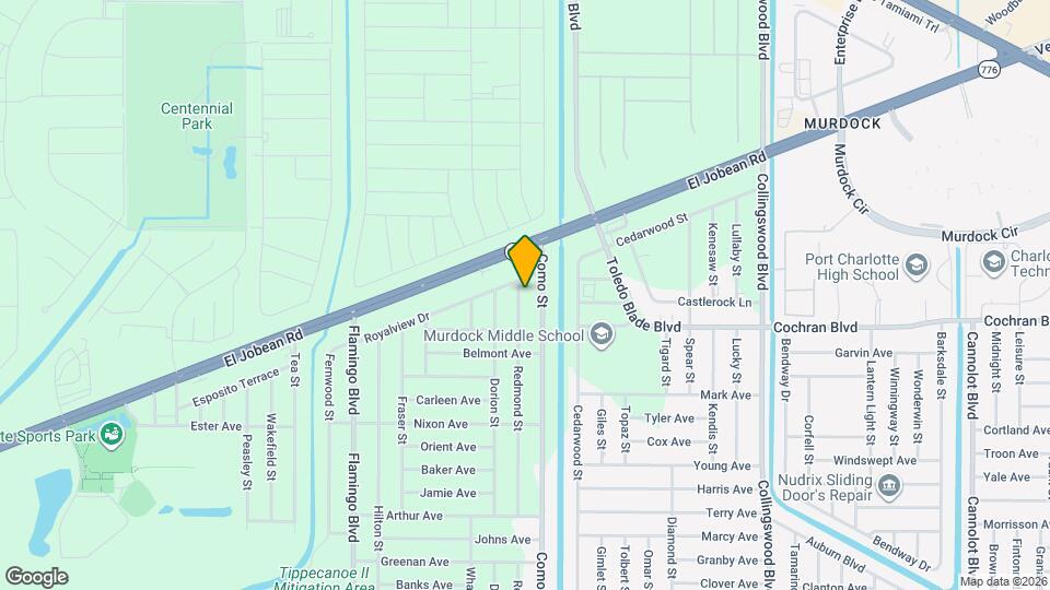 1958 Redmond St Map and Location Details