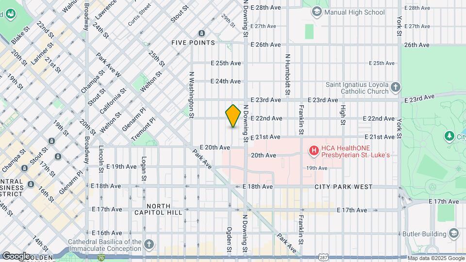 2056 Ogden St Map and Location Details