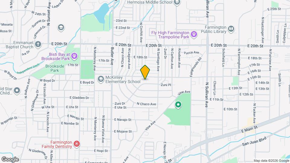 1008 Zuni Dr Map and Location Details