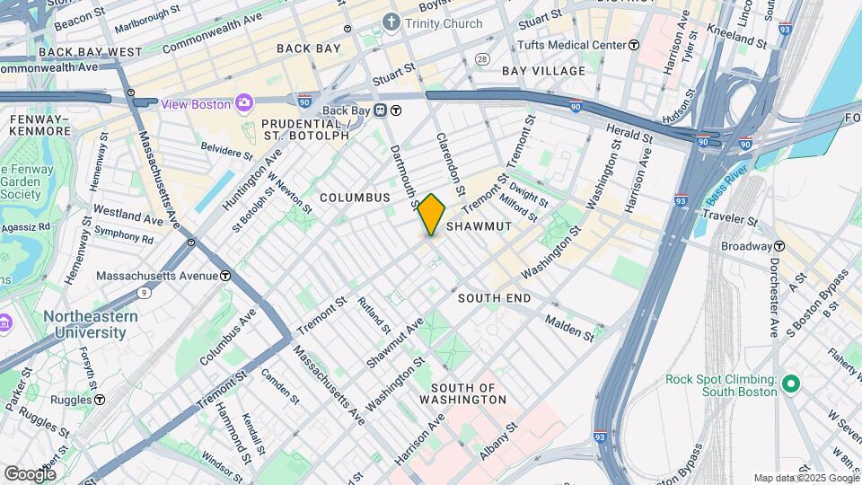 608 Tremont St Map and Location Details