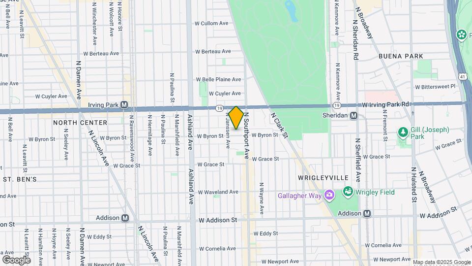 1420 W Byron St Map and Location Details