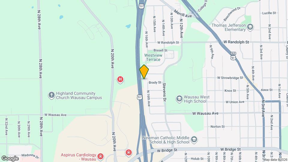 1214 N 16th Ave Map and Location Details