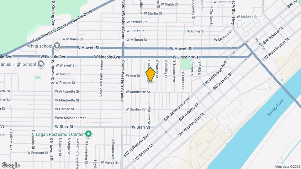 920 S Matthew St Mapa y Detalles de la Ubicación