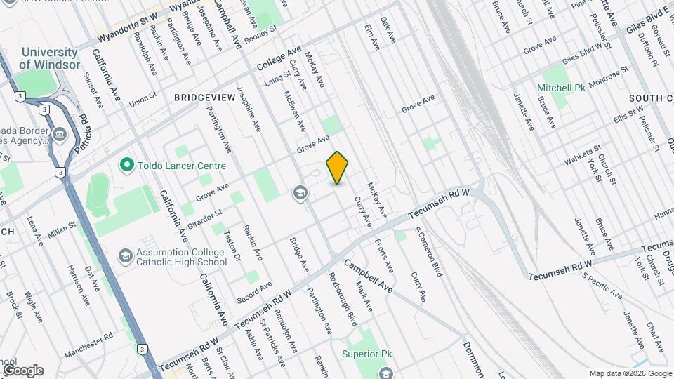 1248 McEwan Ave Map and Location Details