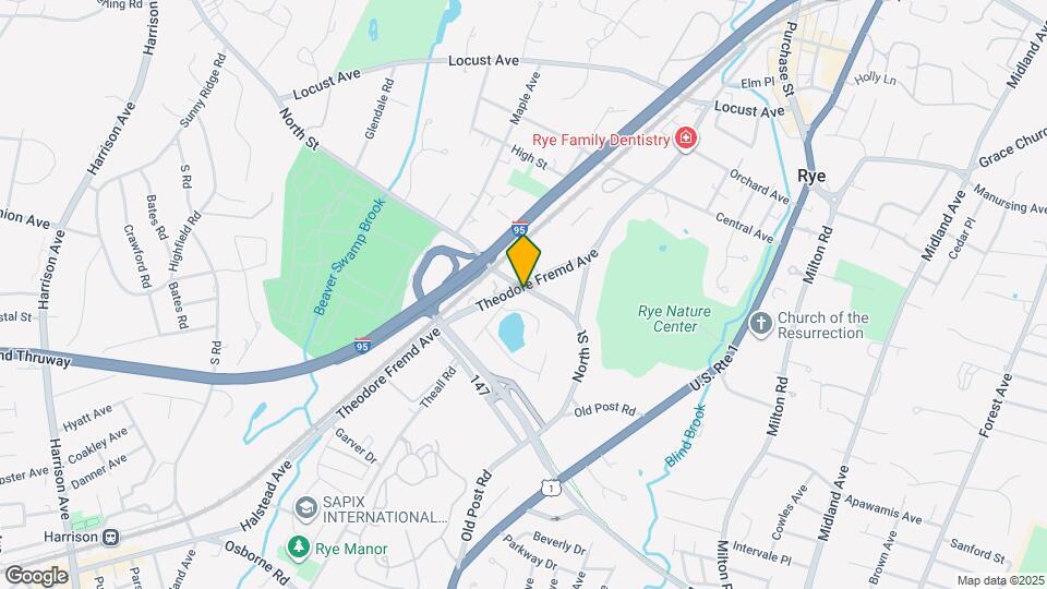 110 Theodore Fremd Ave Map and Location Details