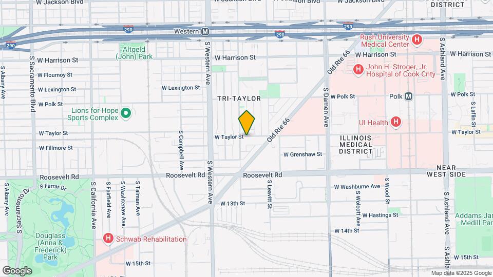 2249 W Taylor St, Unit G Map and Location Details