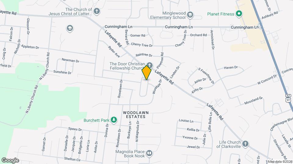 314 Lafayette Point Cir Mapa y Detalles de la Ubicación