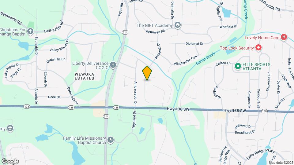 7326 Embassy Trce Map and Location Details