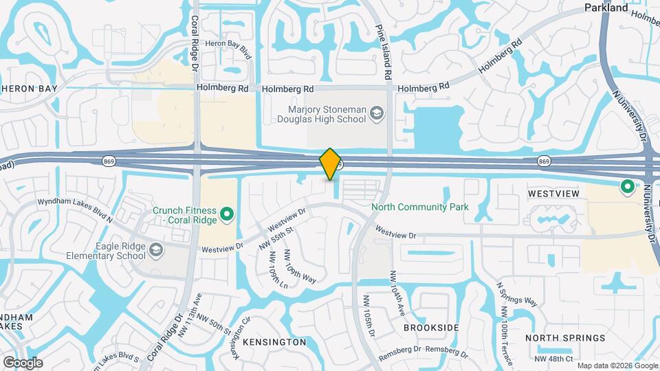 5633 NW 106th Way Map and Location Details