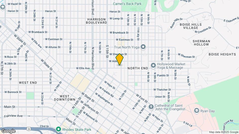 1203 N 13th St Mapa y Detalles de la Ubicación