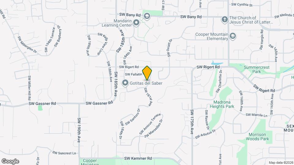 18112 SW Kathy Ct Map and Location Details