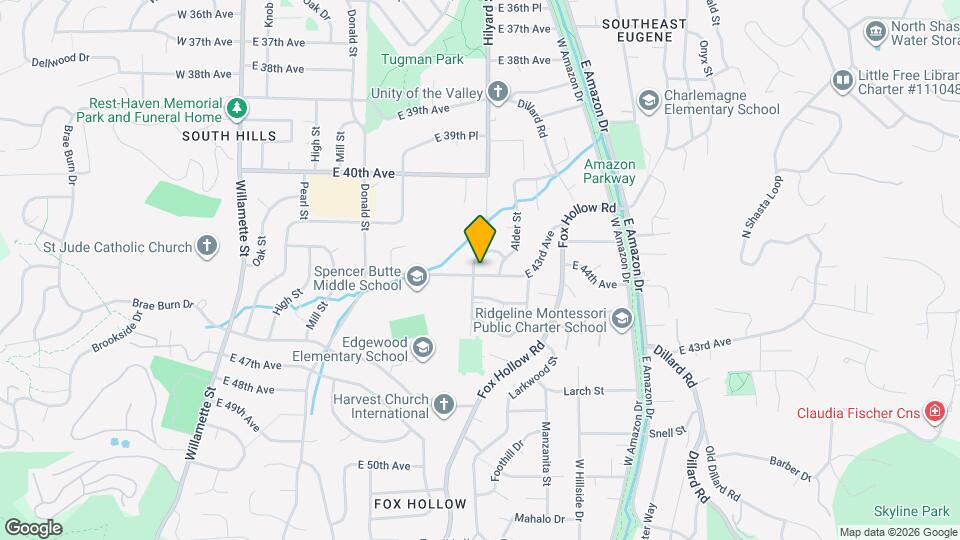 735 E 43rd Ave Mapa y Detalles de la Ubicación