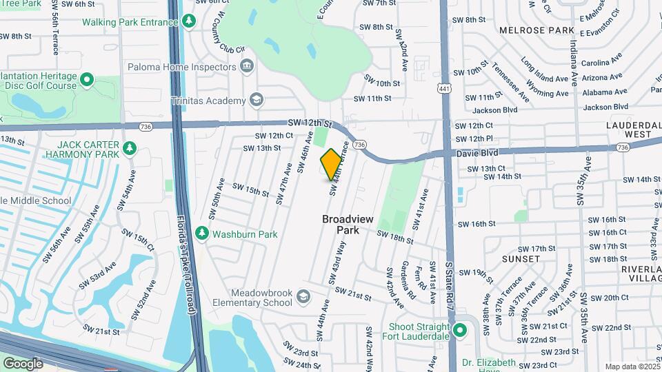1521-1535 SW 44th Ter Map and Location Details
