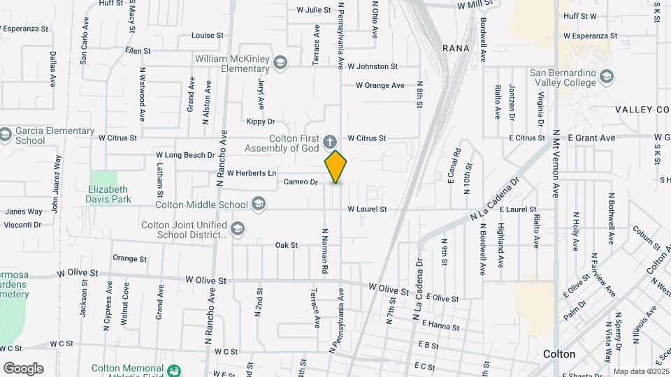 1327-1347 Pennsylvania Ave Map and Location Details