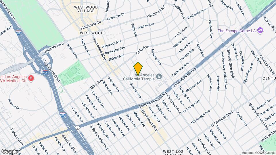 1634 Malcolm Ave Mapa y Detalles de la Ubicación