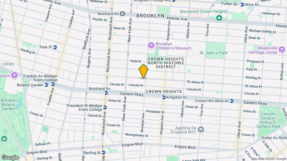 250 Brooklyn Ave Mapa y Detalles de la Ubicación