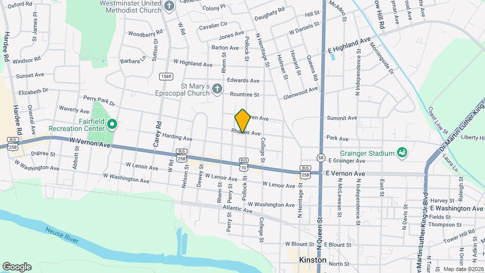 500A Rhodes Ave, Unit Rhodes Ave A Map and Location Details