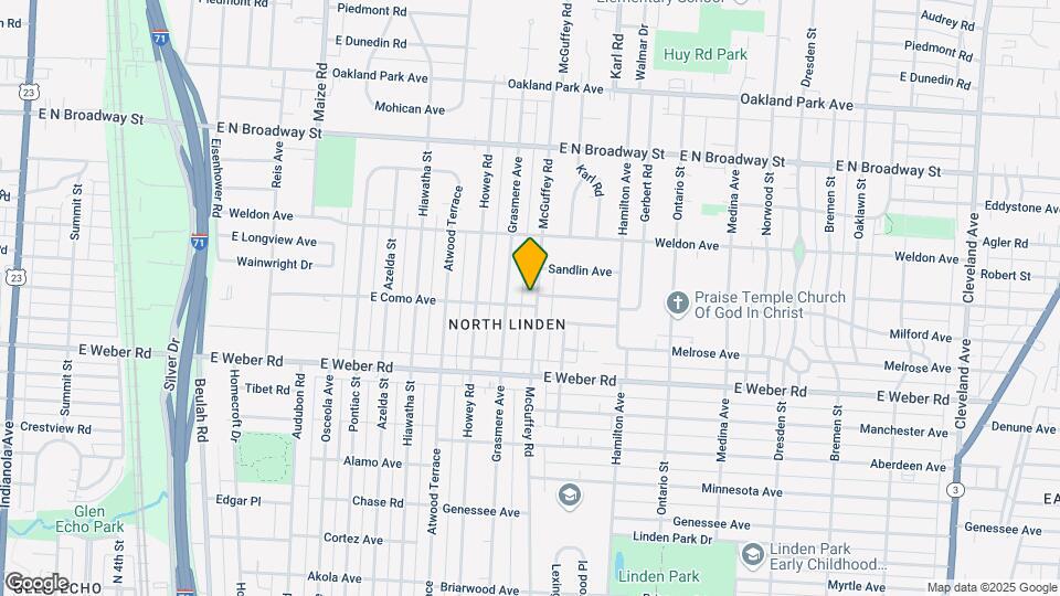 2931-2935 Mcguffey Rd Mapa y Detalles de la Ubicación