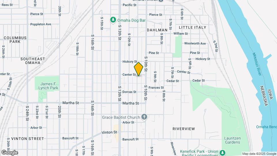 1909 S 11th St Map and Location Details