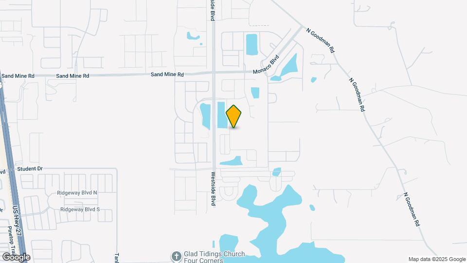 1919 Tropical Palms Cir Map and Location Details