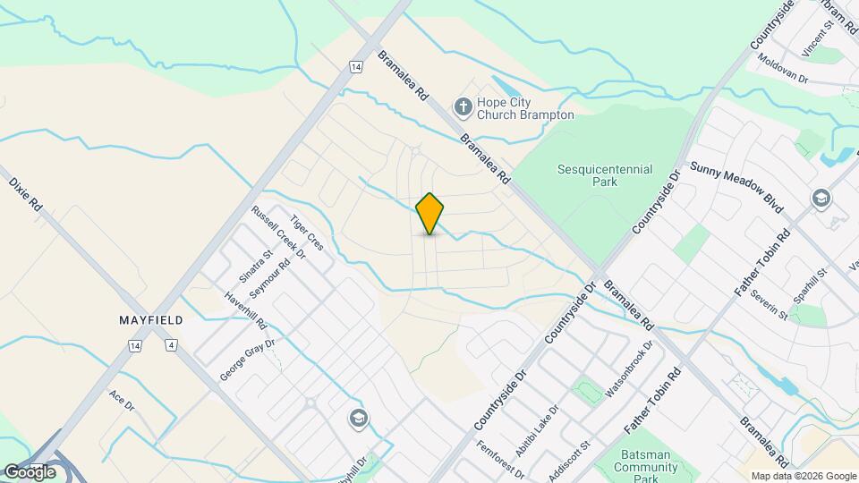 96 Grassbank Rd Map and Location Details