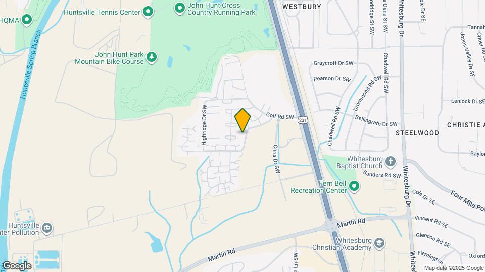 4107 Hunters Ridge Dr SW Map and Location Details