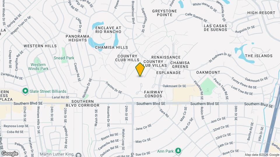 839 Country Club Dr SE Map and Location Details