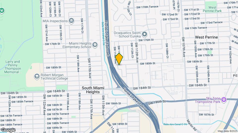 11380 SW 180th St Map and Location Details