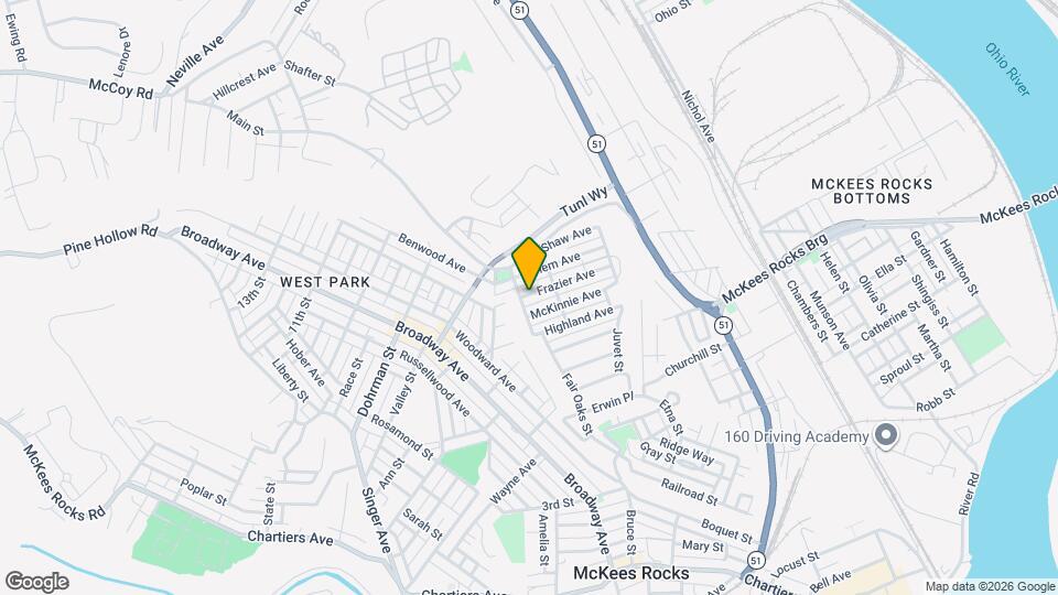 97 Frazier Ave Mapa y Detalles de la Ubicación