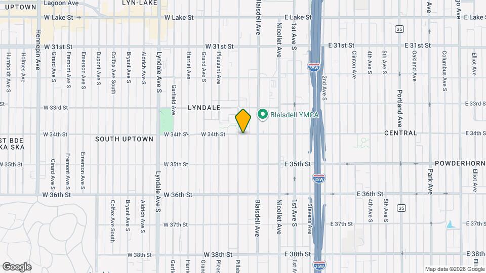 3401 Pillsbury Ave Mapa y Detalles de la Ubicación