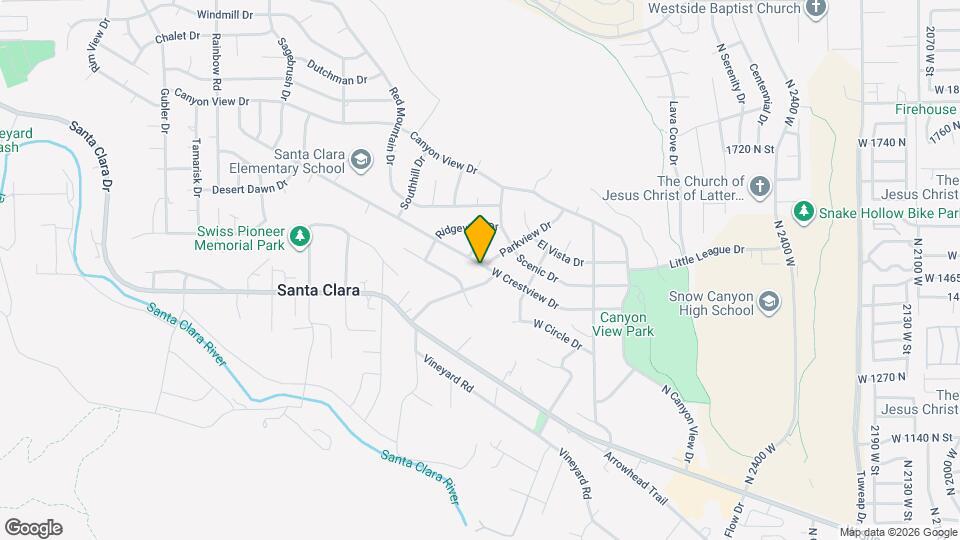 2699 Crestview Dr Map and Location Details