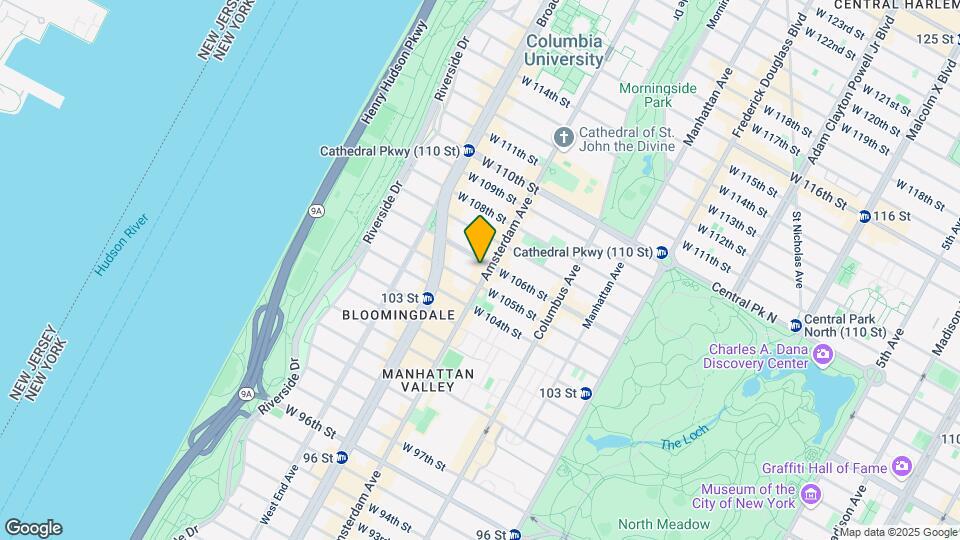 932 Amsterdam Ave Map and Location Details