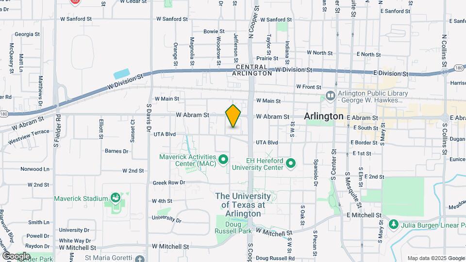 University Oaks Apartments Map and Location Details