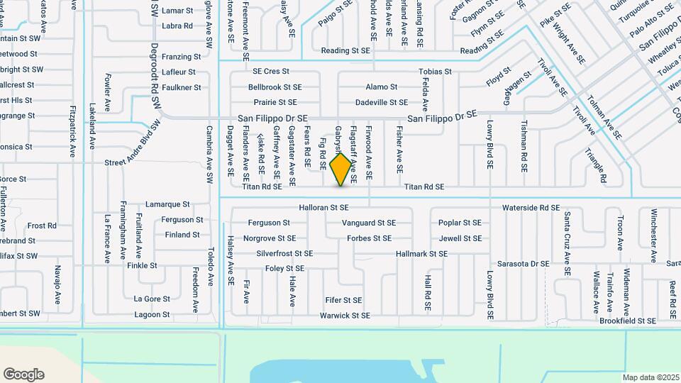 341 Titan Rd SE Map and Location Details