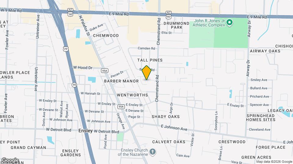 8810 Derby Ln Mapa y Detalles de la Ubicación