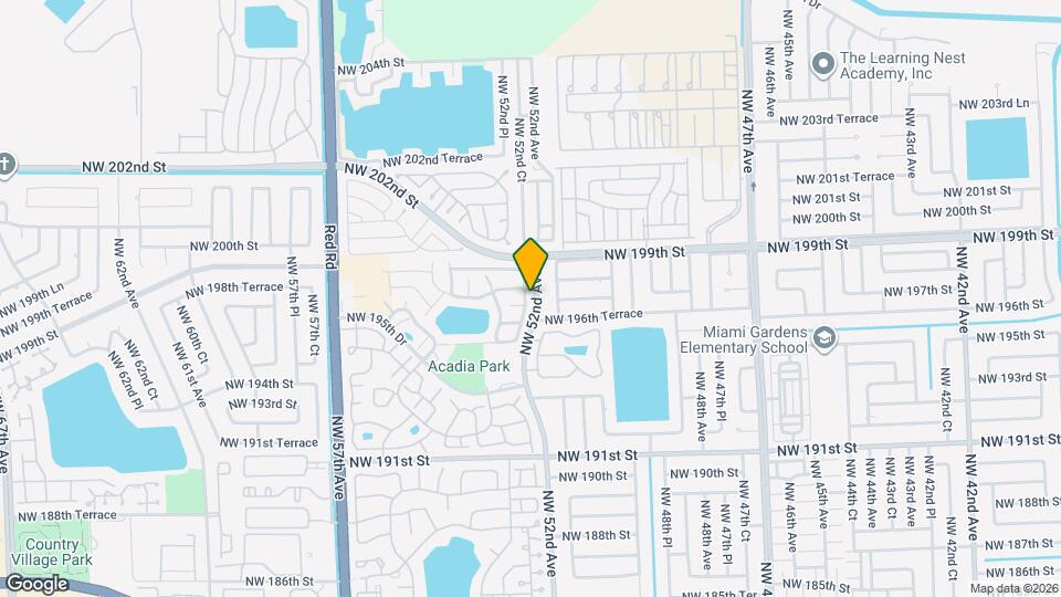 19721 NW 52nd Ct Map and Location Details